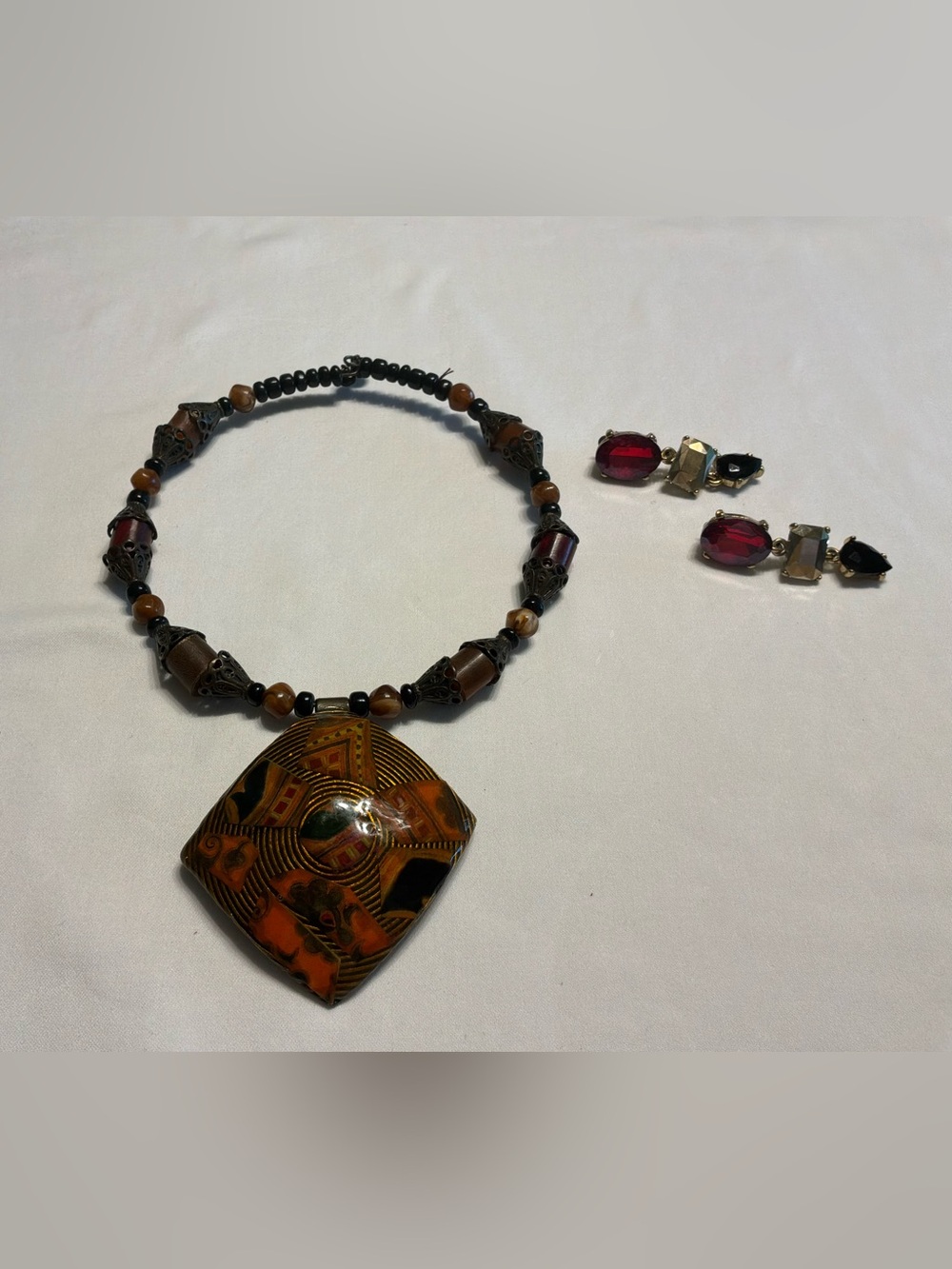 Chico’s Tribal choker and earrings set